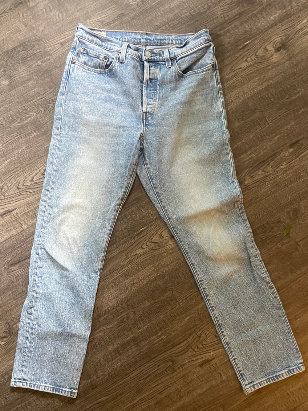 Levi’s 501 Classic Light Wash Blue Jeans - Straight Fit